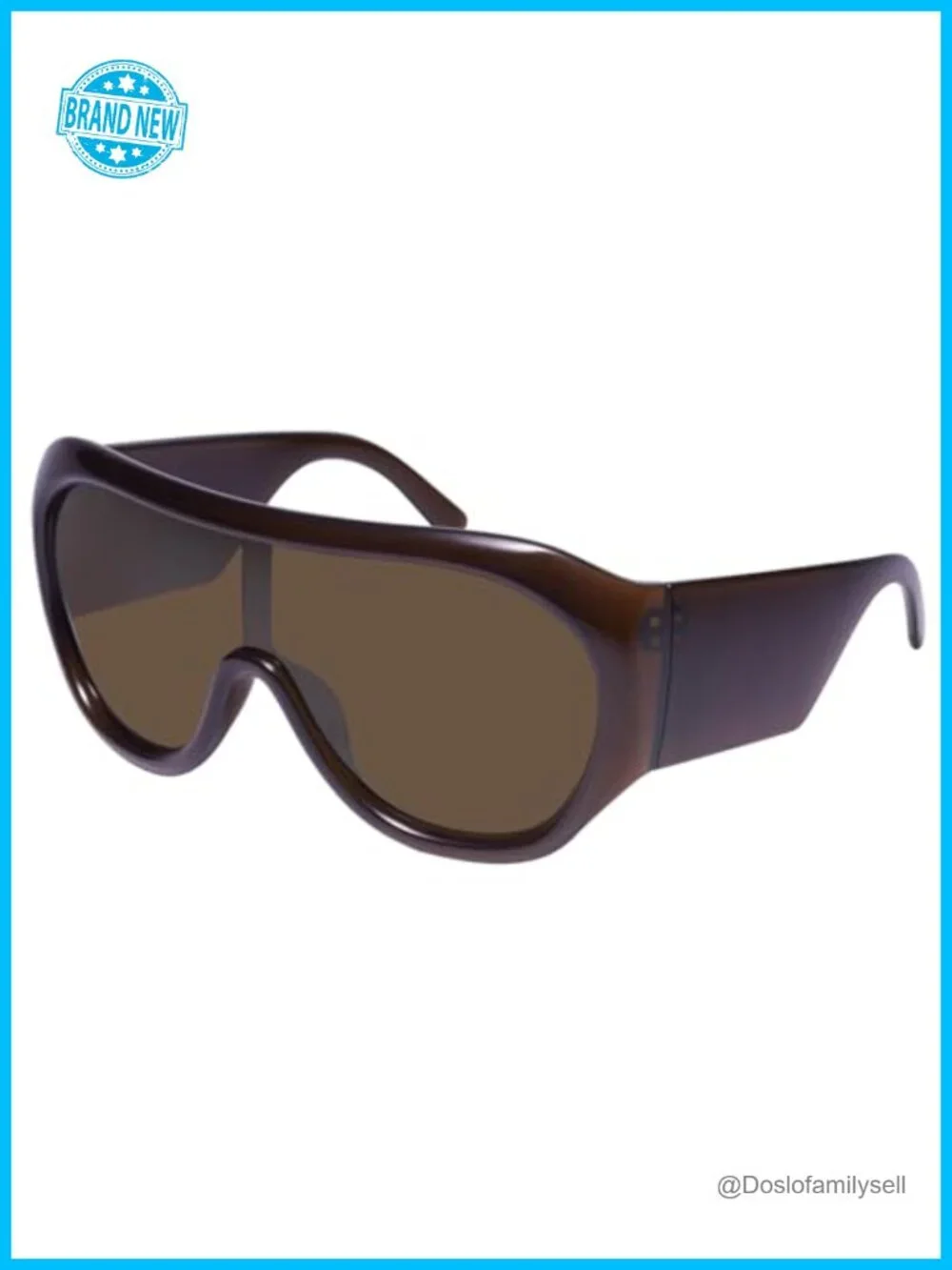Oversized Shield Sunglasses for Women UV400 Protection Y2K Chunky Frame